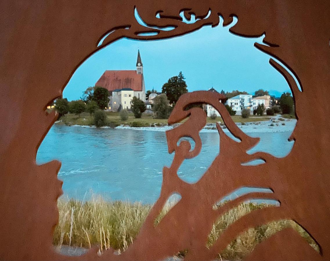Ferienwohnung An Der Romantischen Salzachschleife Naehe Salzburg 라우펜 외부 사진