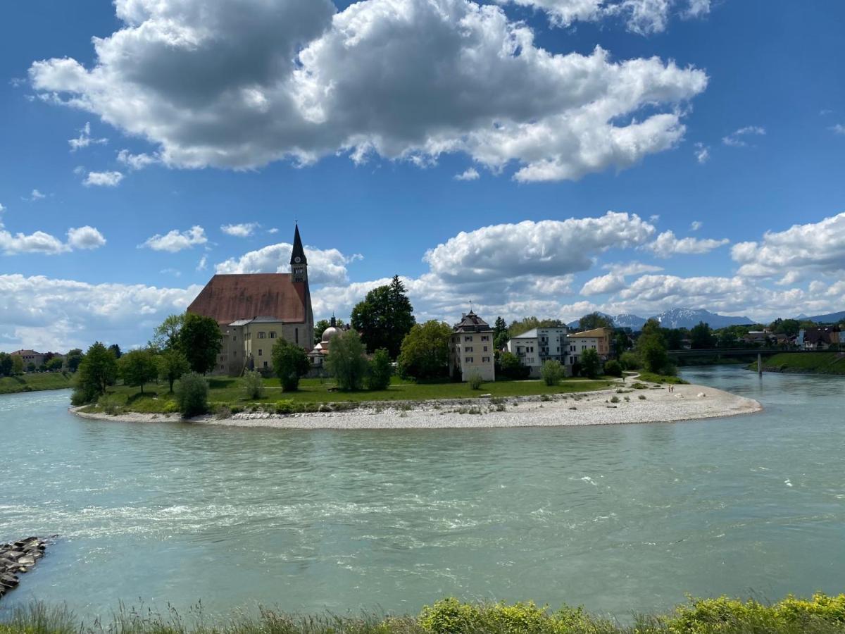 Ferienwohnung An Der Romantischen Salzachschleife Naehe Salzburg 라우펜 외부 사진